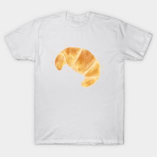 Tasty Croissant, watercolor art T-Shirt